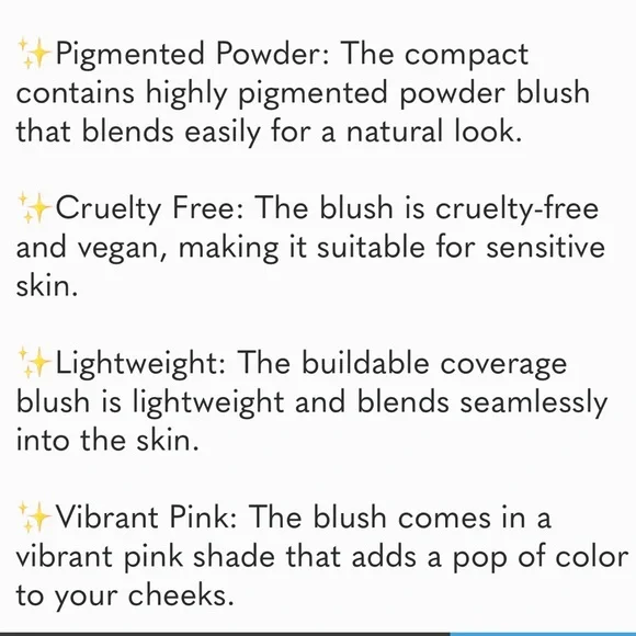 New W7 Candy Blush in Gossip - Tawny Pink, .21oz - Picture 5 of 6